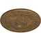 Ekena Millwork Lunel Ceiling Medallion (Fits Canopies up to 3 3/4"), Hnd-Painted Rubbed Bronze, 20 1/4"OD x 1 1/2"P CM20LURZS - alternate 4